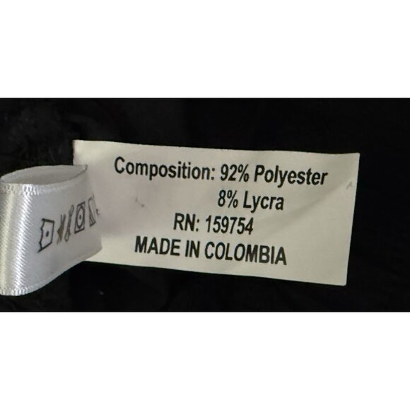 THE BUBBLE Black‎ Pull-On Shorts Wide Waistband Drawstring Cuffed NWT Siz XL - Picture 8 of 9